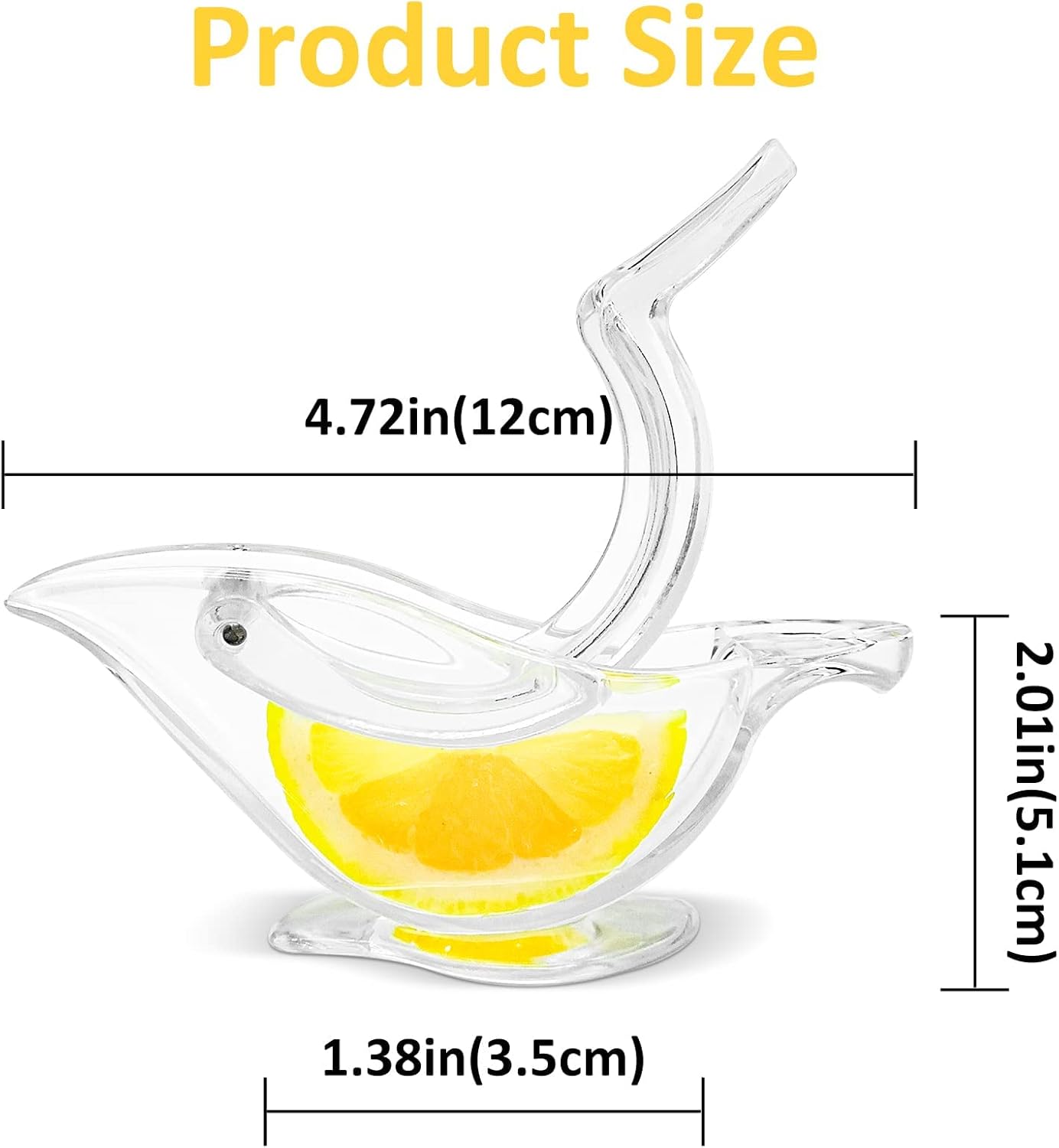 Lemon Squeezer Portable Citrus Juicer, Ergonomic Hand Juicer for Lemons & Oranges P258043