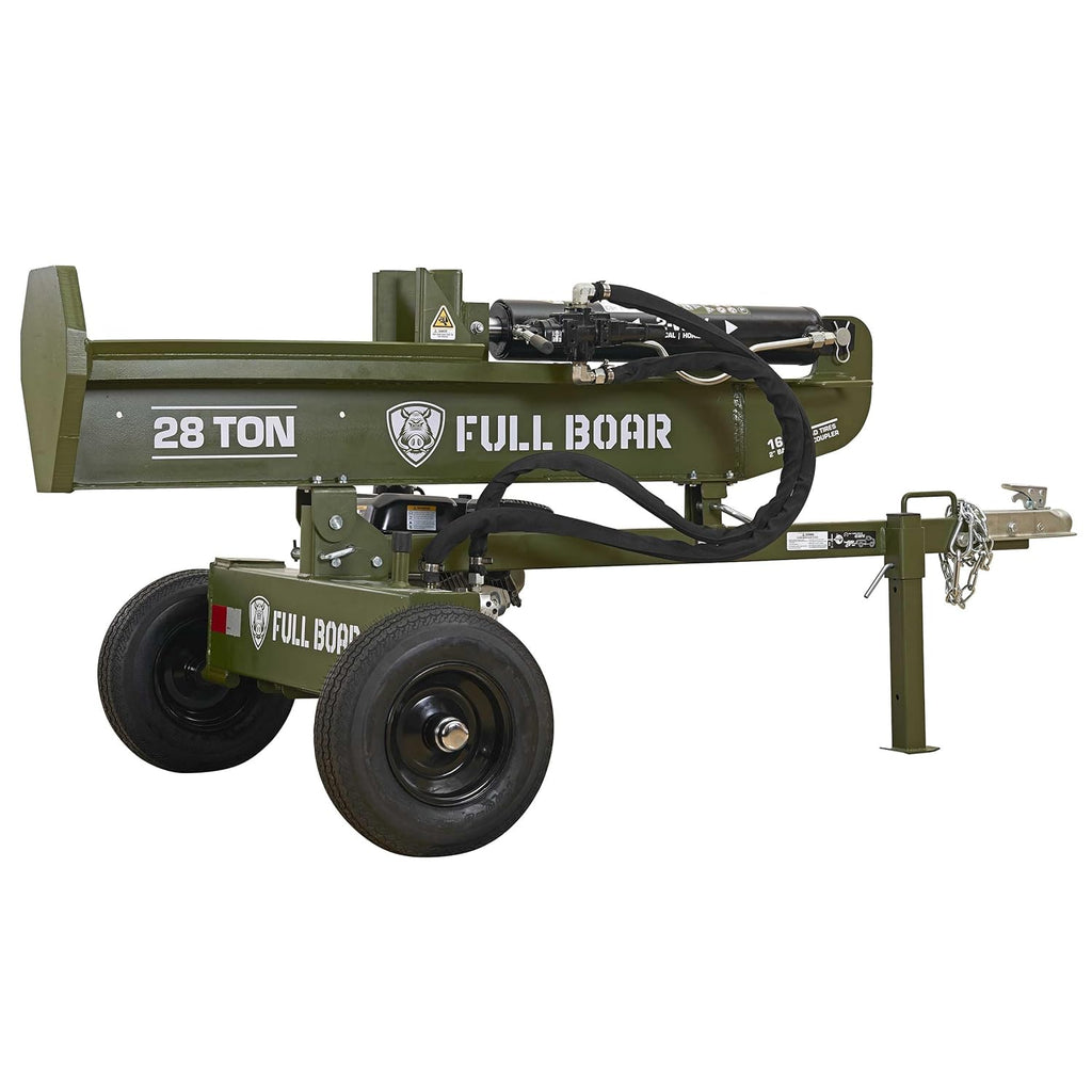 28 Ton Log Splitter with Full Boar Engine 212cc Z653