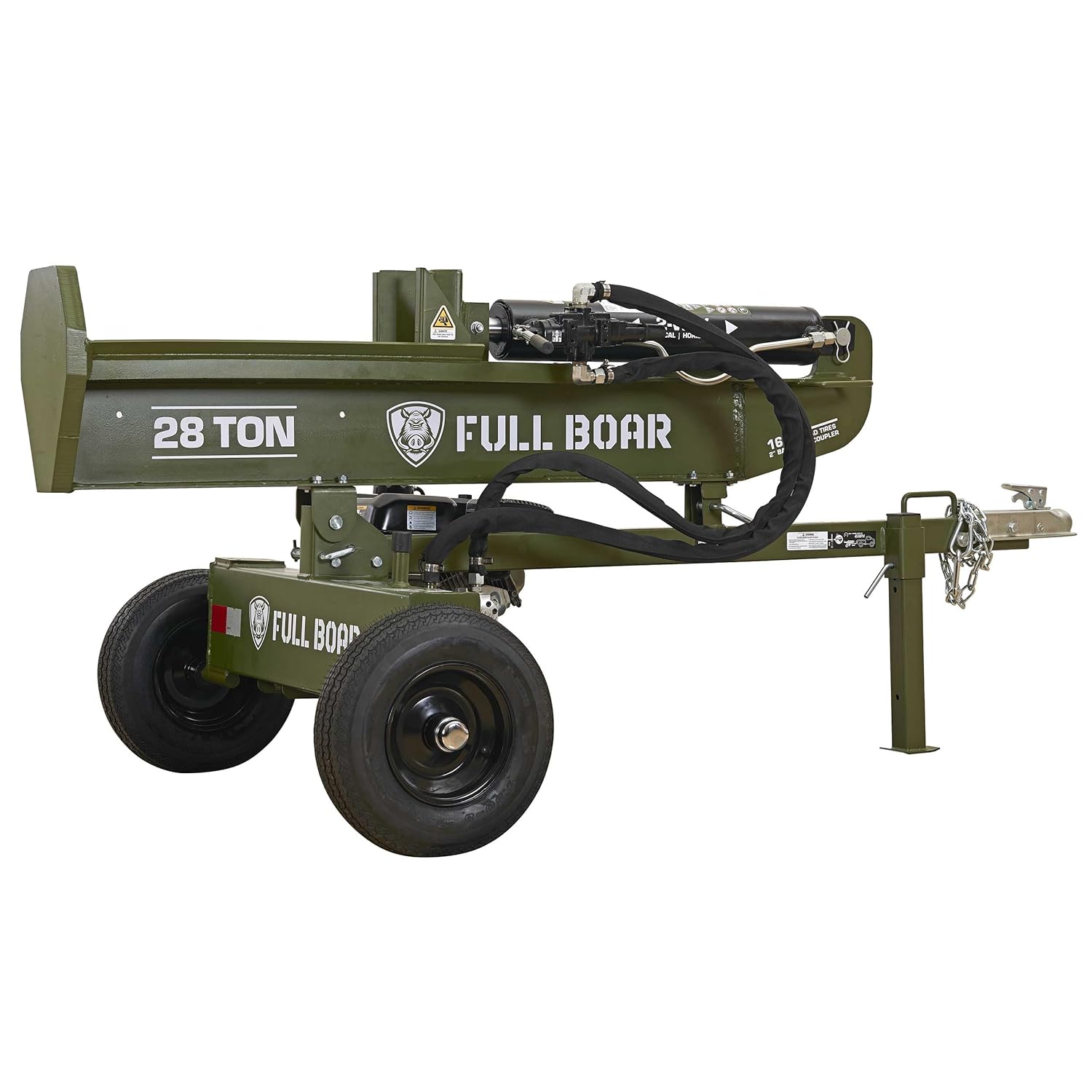 28 Ton Log Splitter with Full Boar Engine 212cc Z653