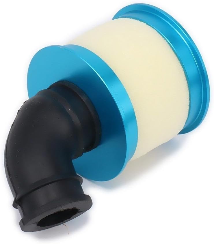 RC Aluminum Capped Air Filter Element Sponge 04104 Upgrade Parts for 1/10 RC Nitro Truck Buggy (Blue) Q81701