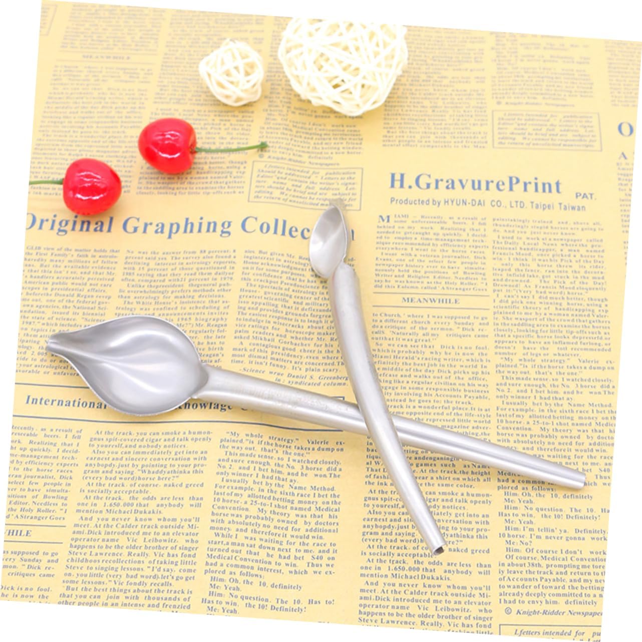 DECHOUS 4 Pcs Stainless Steel Chocolate Spoons for Baking Z840444