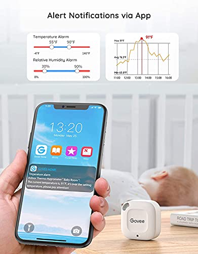 Govee Hygrometer Thermometer, Bluetooth Humidity Sensor G838662