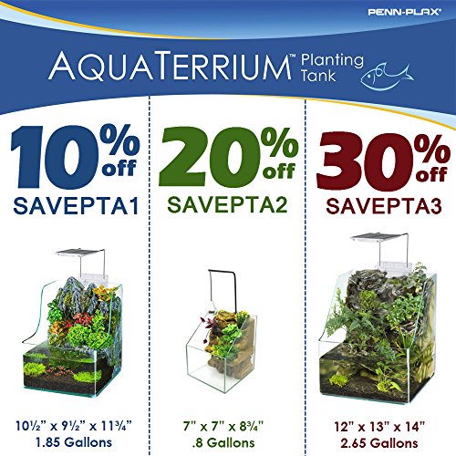Penn Plax AquaTerrium Planting Tank for Plants and Fish R388722