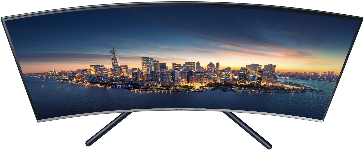 Samsung UR59 32-inch Curved 4K UHD Borderless IPS Monitor with Dual Monitor Stand Y6562