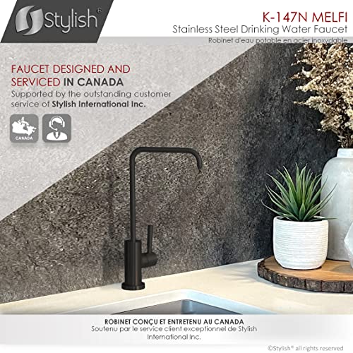 Kitchen Sink Drinking Water Faucet for Reverse Osmosis, Matte Black X1227