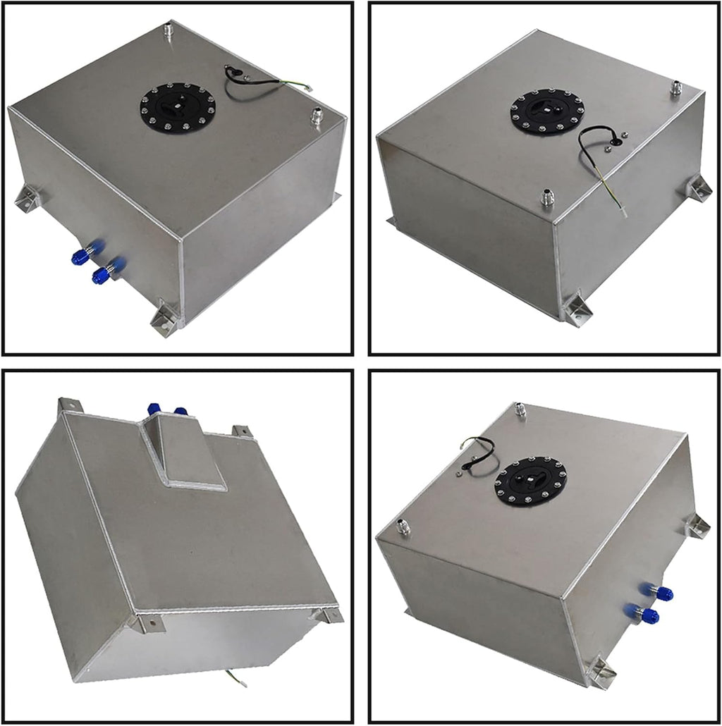 Polished Aluminum 15 Gallon Fuel Cell Tank with Level Sender G8776