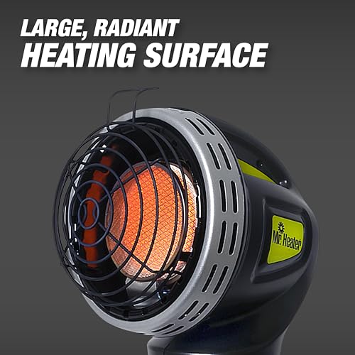 Mr. Heater F242010 MH4GC Golf Cart Heater, Silver and Black C325057