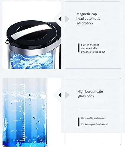 Hydrogen Water Bottle Portable Ionizer with PEM and SPE Technology D6575