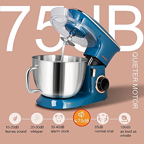 Vinmax Stand Mixer 8.5QT Stainless Steel Bowl, 6-Speed Tilt-Head L945