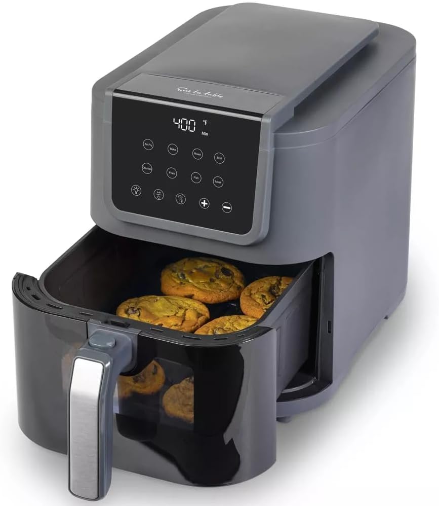 Sur La Table 4-in-1 5qt Compact Air Fryer with Digital Touchscreen B63010