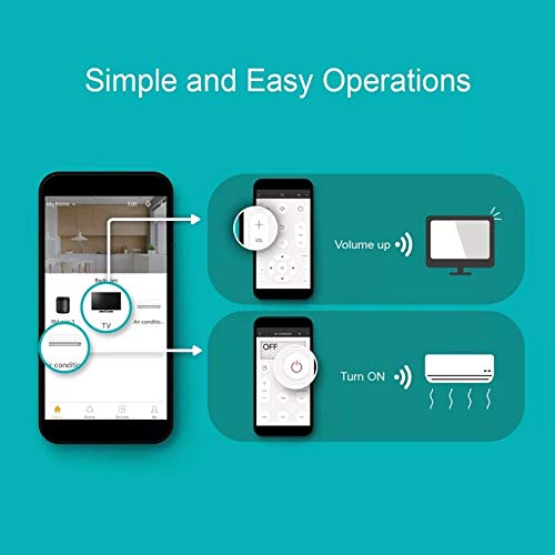 BroadLink Smart IR Remote Control Hub WiFi IR Blaster for TV and Smart Home F6161