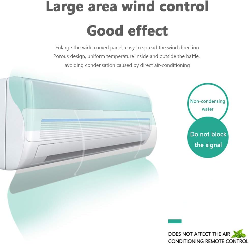 Invisible Air Conditioner Windshield, Transparent Anti-Direct Blowing Wall-Mounted U206
