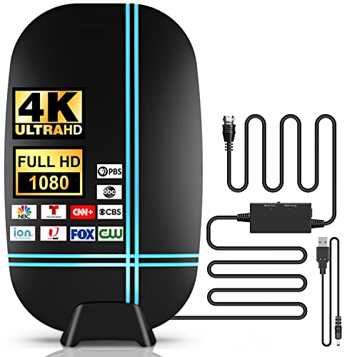 Clear HD TV Antenna 620 Miles Long Range Antenna for Smart TV