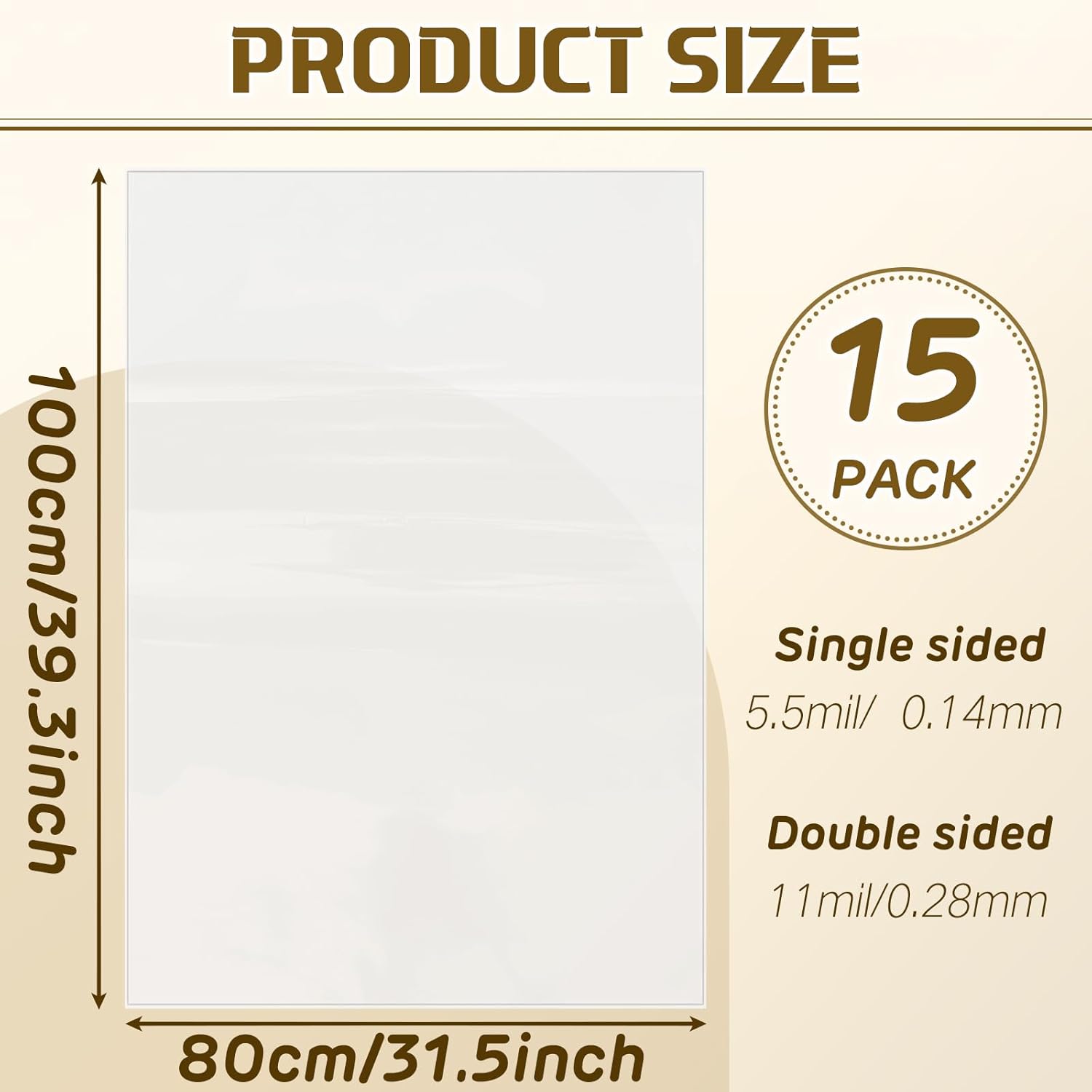 15 Pieces Dust Collector Bags 70 Gallon Replacement for Woodworking Q155