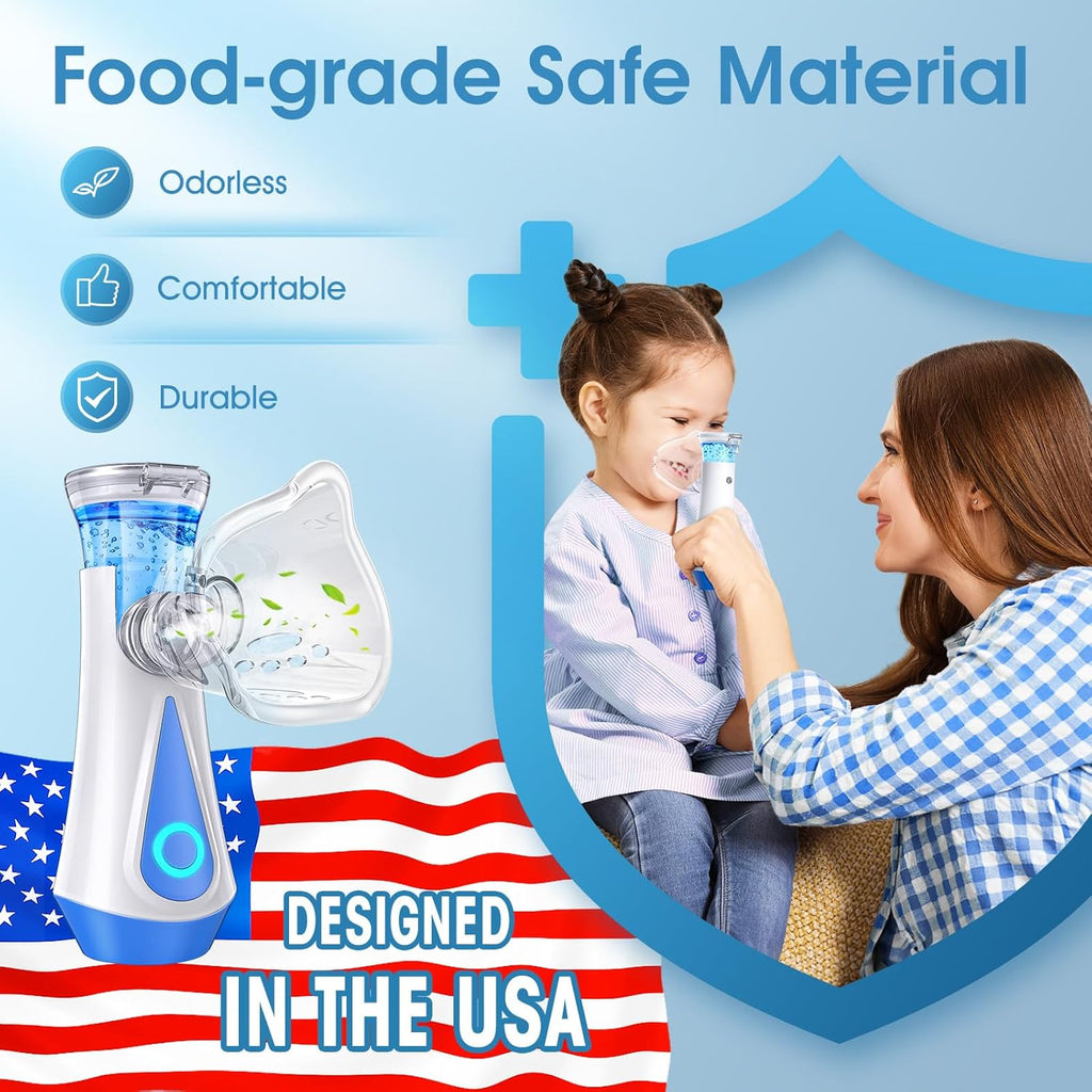 Portable Nebulizer for Adults Kids, USB Rechargeable Mesh Y371048