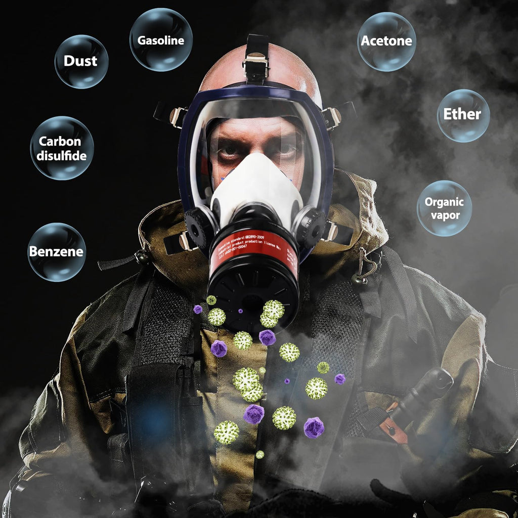 Tactical Gas Mask with 40mm Activated Carbon Filter P337808