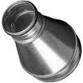 Vent Systems Galvanized Steel Duct Reducer - Vent Adapter - Fitting Pipe - Connector, Increaser, Reducer, Cone - HVAC, Ventilation Systems