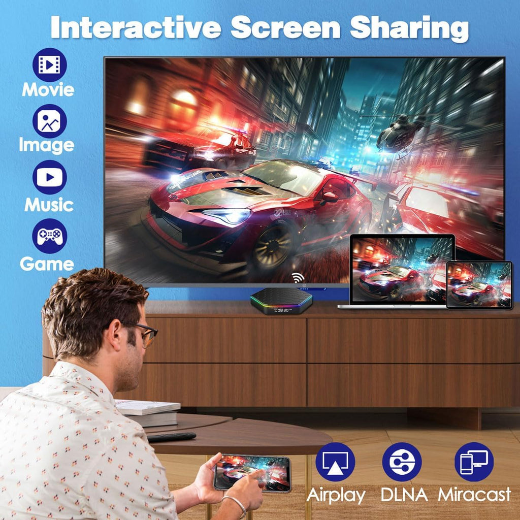 T95Z Plus Android TV Box 4GB RAM 64GB ROM Wi-Fi 6 B3020
