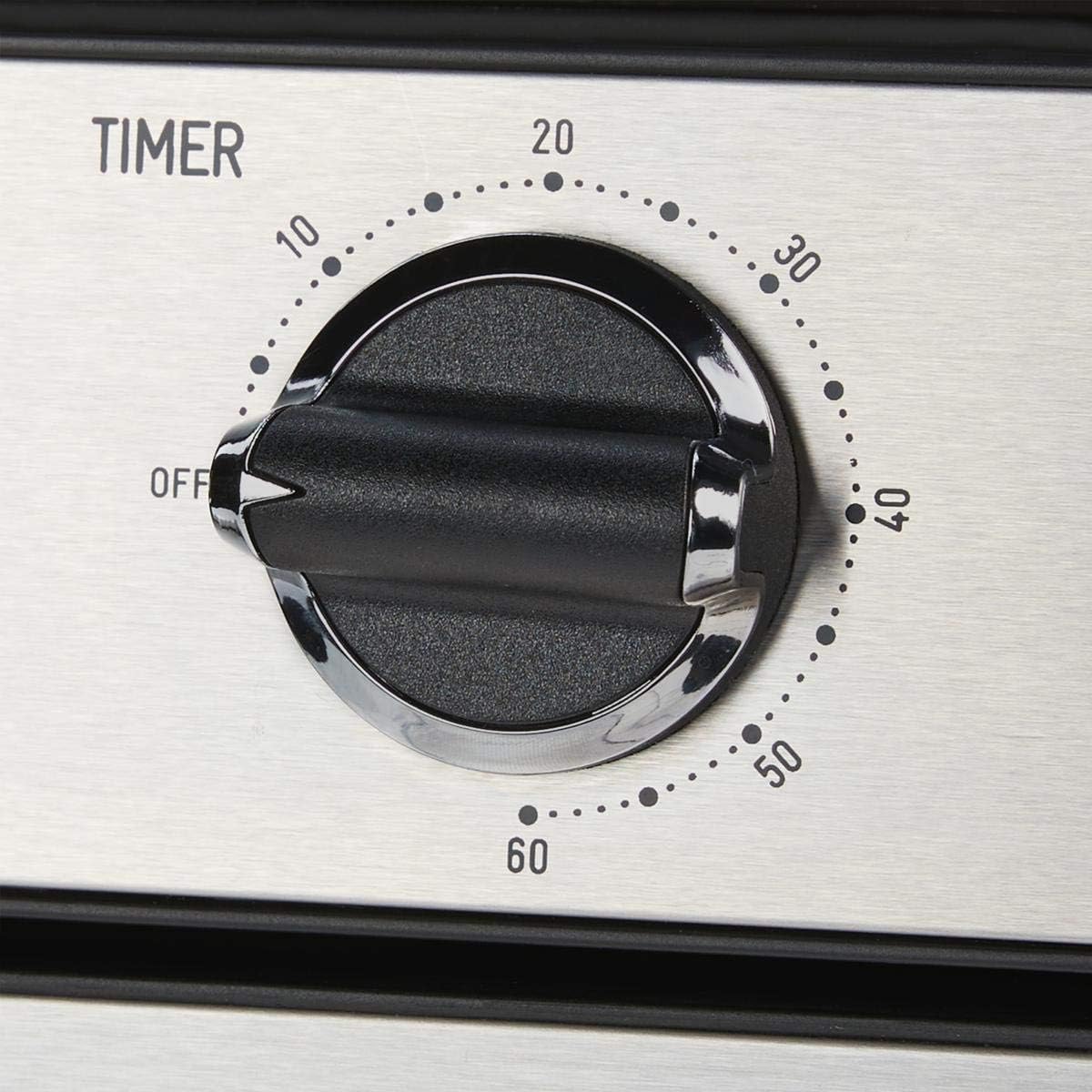 Curtis Stone Dura-Electric 1700-Watt 22L Air Fryer Oven with Rotisserie, Black (Renewed) D597384