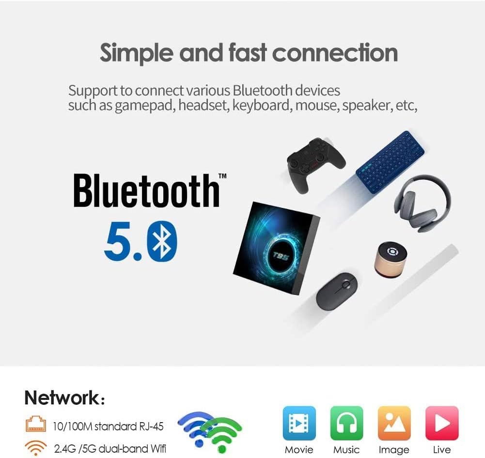 T95 Android 10.0 Smart TV Box 4GB RAM 32GB eMMC B949459