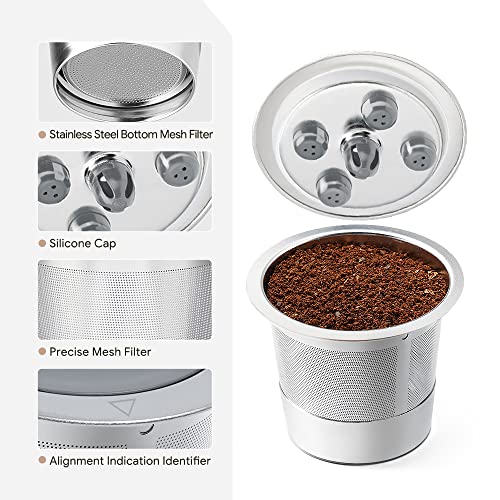 BENFUCHEN Stainless Steel Reusable K Cups for Keurig K Supreme & K Supreme Plus L29590