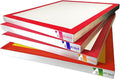 12 × 16" Dry Sift Screen of 4, 4 Sizes - 60 90 110 200 Mesh, Micron Equivalent 250 165 150 75 Micron, Aluminum Frame, Nylon Mesh