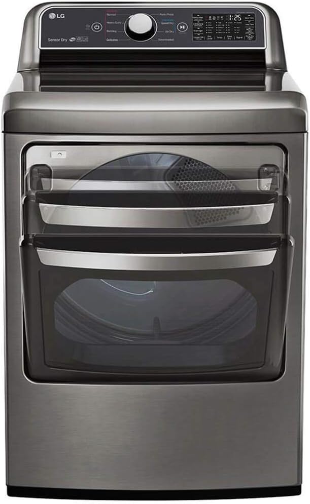 LG DLE7300VE 7.3 CF Electric Dryer with EasyLoad Door E163