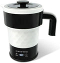 Travel Foldable Electric Kettle Portable Silicone Collapsible Kettle with LED Digital Display Food Grade Silicone BPA Free Boil Dry Protection for Fast Heating Hot Water, Coffee and Tea 0.6L