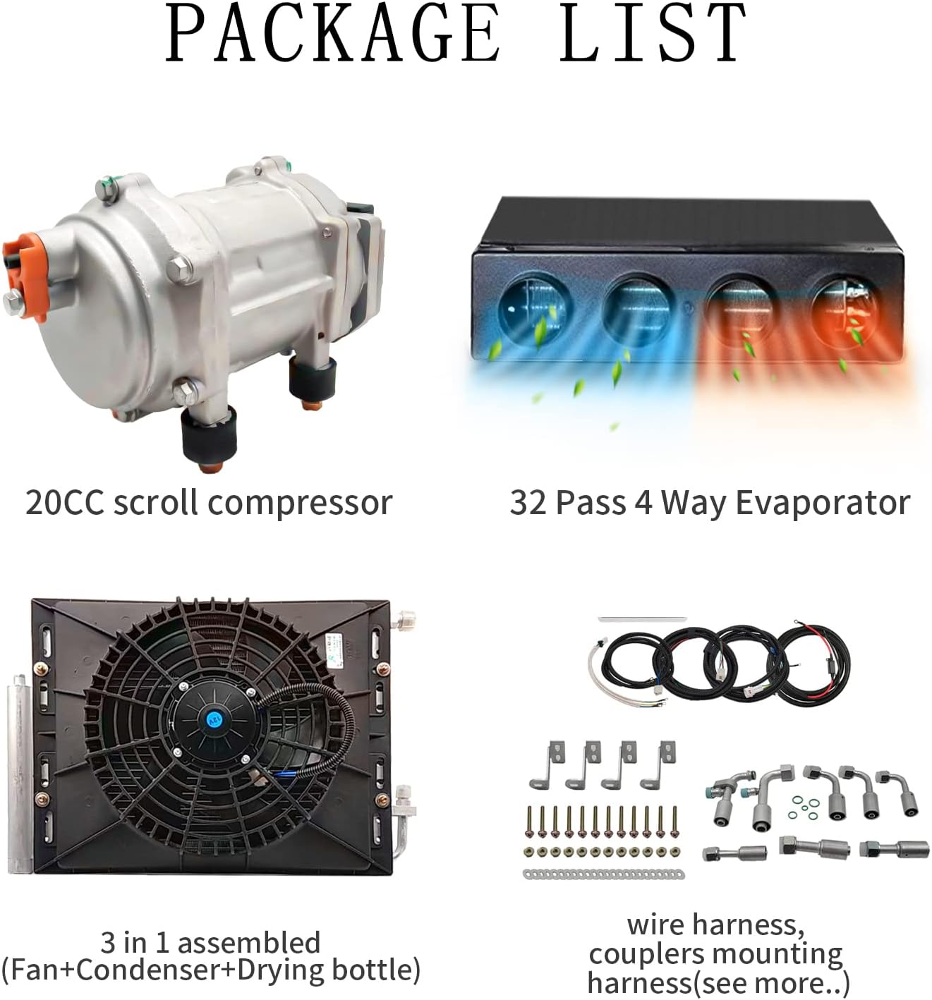 12V/24V DC Under Dash Car Air Conditioner N739