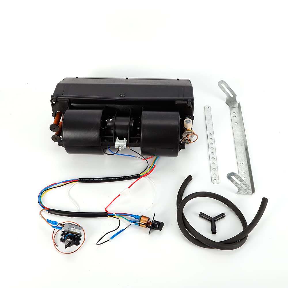 Universal 12V Under-Dash A/C Evaporator Unit 3-Speed Heating Cooling X86833