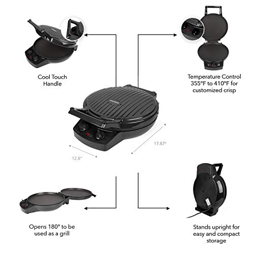 Courant pizza maker cast iron nonstick pan U681667