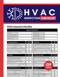 HVAC Inspection Checklist: +60 Forms | 8.5” x 11”| 129 Pages