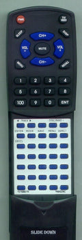 Replacement Remote Control for PANASONIC CQVA707, YEFX9992176, CQVA707WEUC