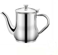 24oz（400ml） 304 Stainless Steel Oil Can Kitchen Oil Filter Cup Household Filter Mesh Oil Tank Pot Leak Oil Leaking Oil Storage Tank Large Oil Pot Oil Storage Grease Keeper