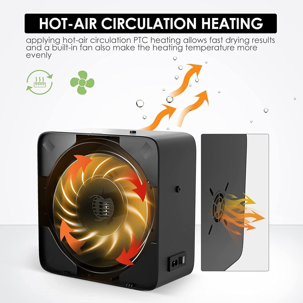 EIBOS 3D Printer Filament Dryer Easdry with Fan, Adjustable Temperature & Humidity Control I658