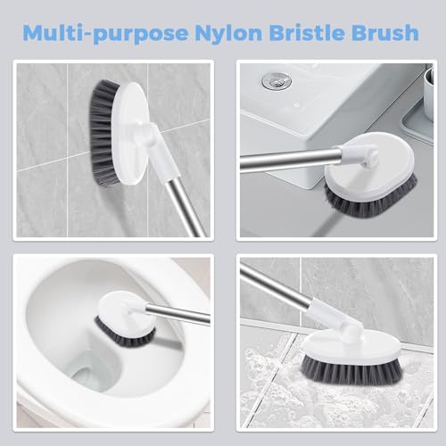 DARISHM 2-Way Toilet Brush with Ventilated Holder Y74331
