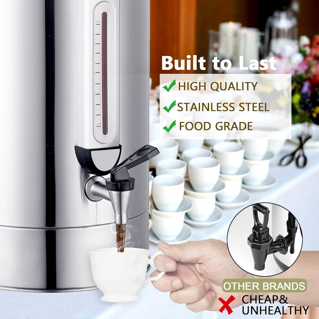 Commercial Coffee Urn 24L 160 Cup Stainless Steel U26582