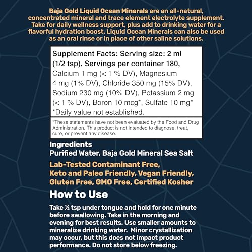 Baja Gold Liquid Ocean Minerals G71360