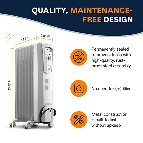 DeLonghi Electric Space Heater 1500W Radiant Q494982