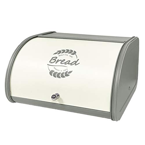 X458 Metal Bread Box/Bin/kitchen Storage Containers with Roll Top Lid