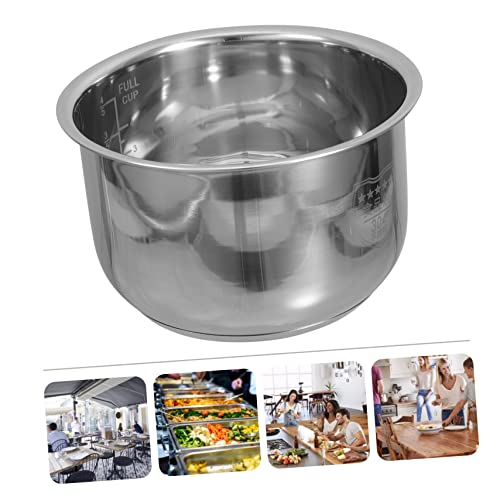 SWOOMEY Rice Cooker Liner Nonstick Stainless Steel Inner Pot F14976