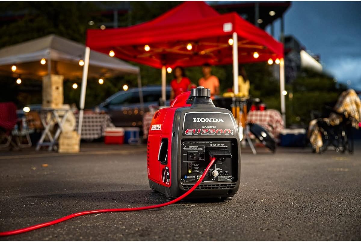 Honda EU2200ITAN 2200-Watt Portable Inverter Generator with CO-Minder S385