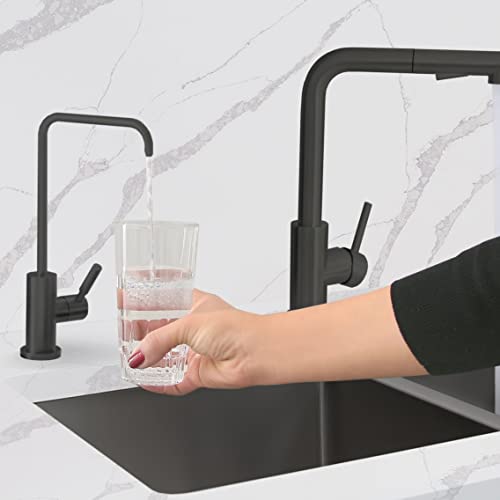 Kitchen Sink Drinking Water Faucet for Reverse Osmosis, Matte Black X1227