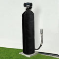 Outdoor Insulated Water Softener Tank Cover,Heavy Duty Water Softener Tank Jacket to Prevent Sweating (13x54, Black)