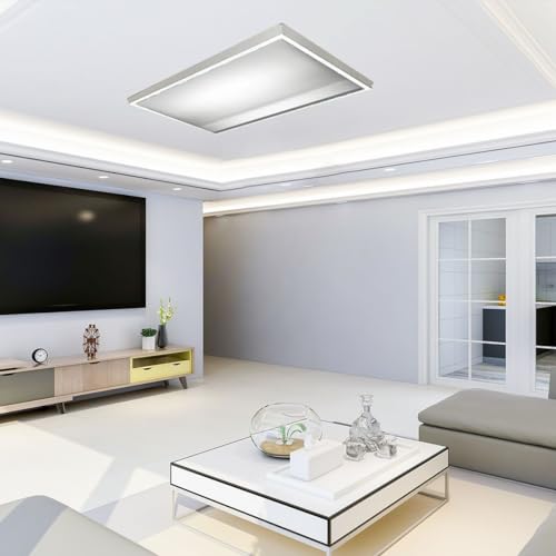 DERUINVAIO Fluorescent Light Covers for Ceiling, Yellow Abstract, 4' x 2' Magnetic L159104