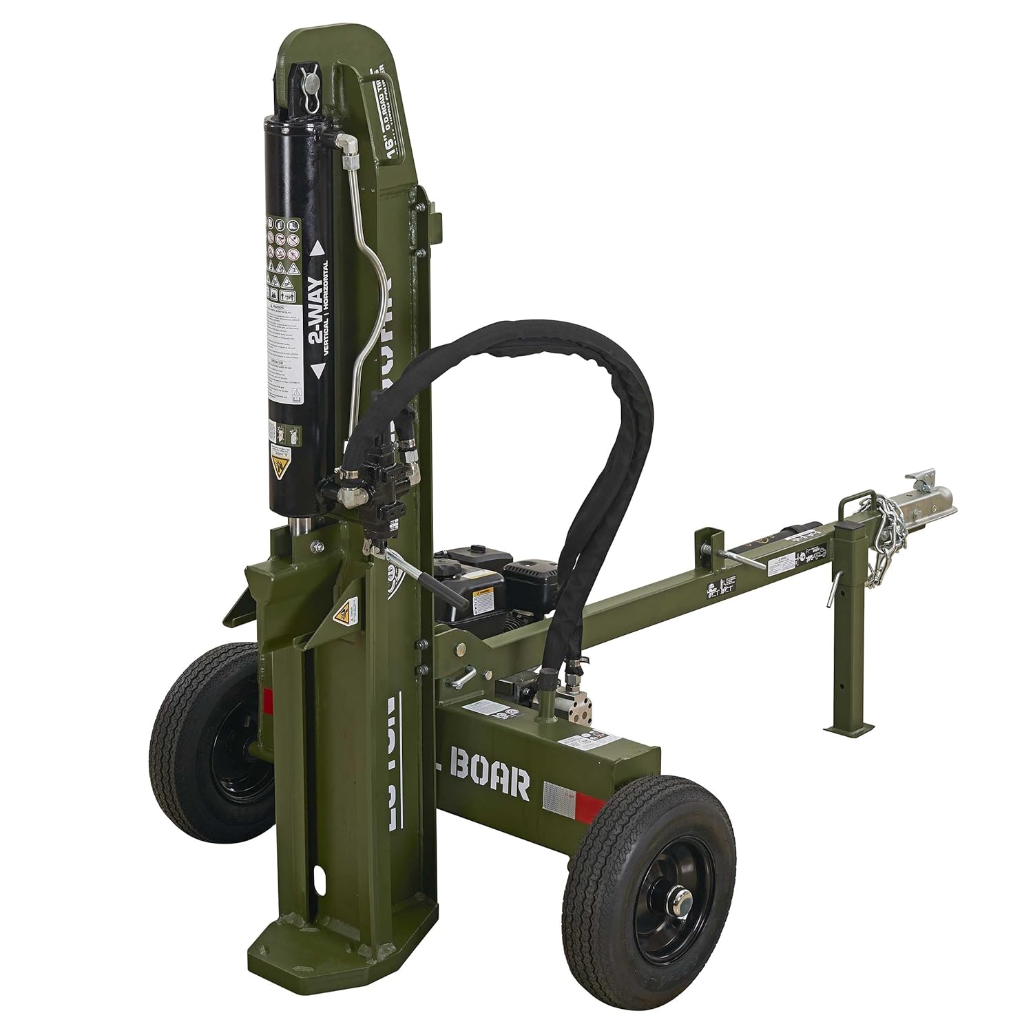 28 Ton Log Splitter with Full Boar Engine 212cc Z653