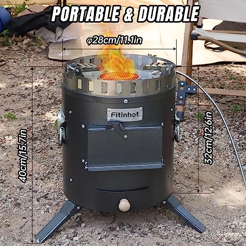 Fitinhot Rocket Stove Portable Camping Stove J5704