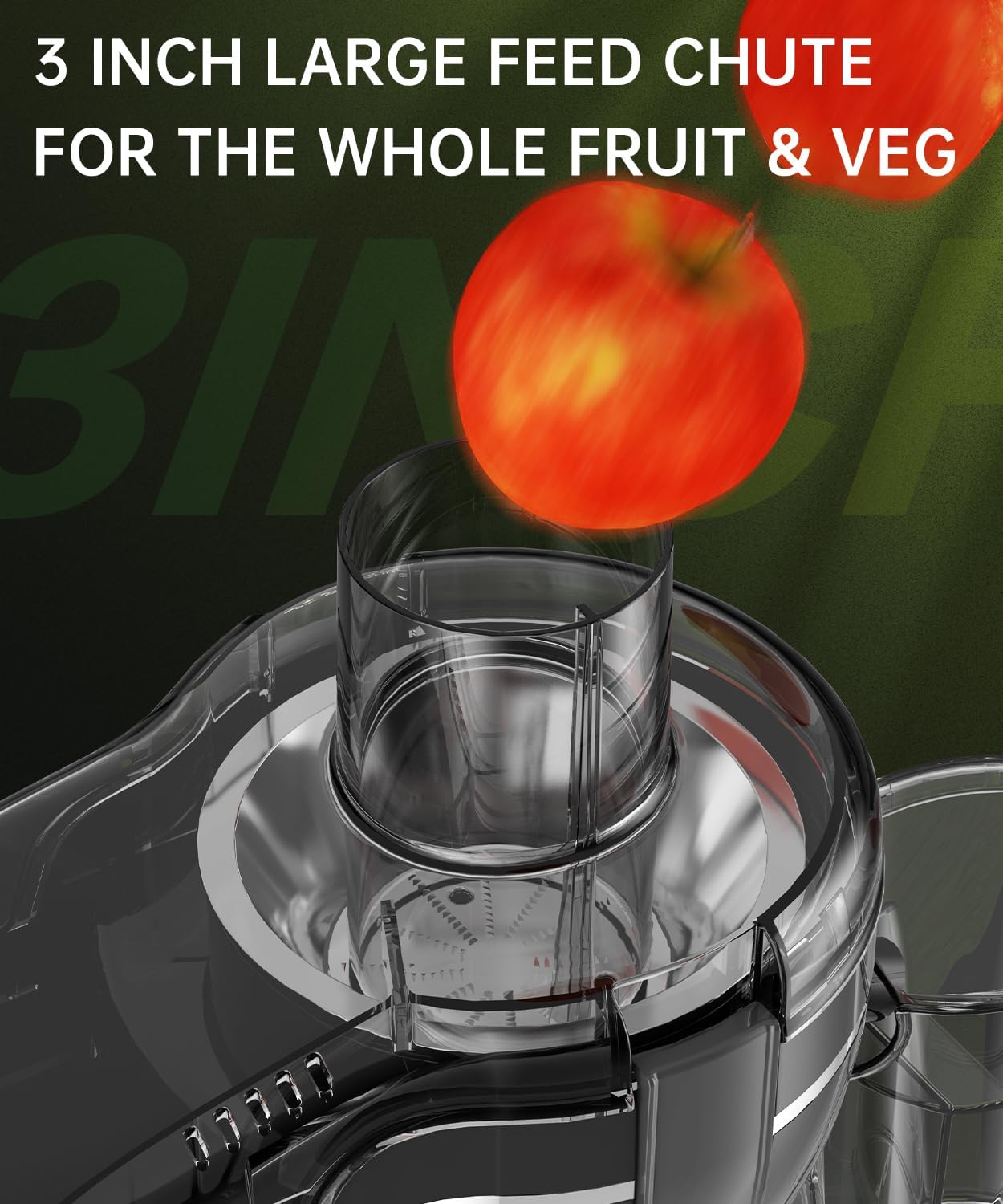 Juicer Machine 500W Stainless Steel with 3 Inch Wide Chute M486548