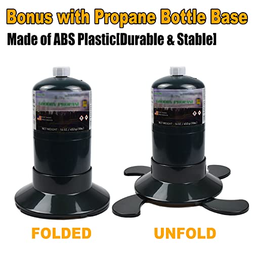 RANDDER Propane Stove Portable Camping Gas Burner with Carrying Case D731