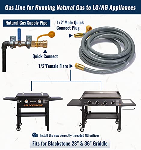 CALPOSE Propane to Natural Gas Conversion Kit Q612